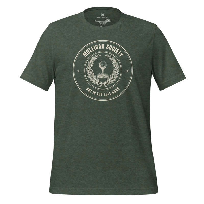 Mulligan Society T-Shirt in Heather Forest
