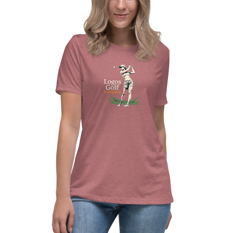 Logos Lady T-Shirt in Heather Mauve