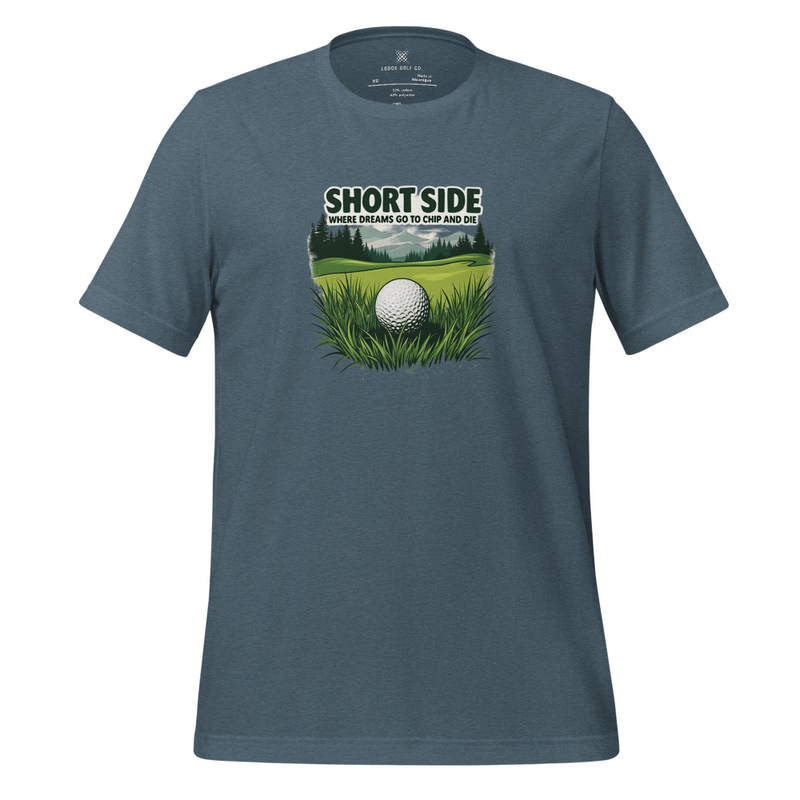 The Short Side T-Shirt in Heather Slate
