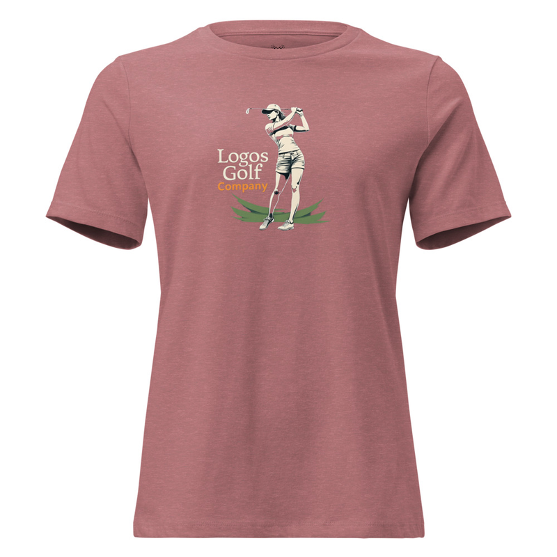 Logos Lady T-Shirt in Heather Mauve